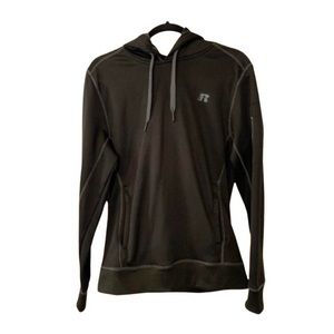Russell Athletic Black Hooded Pullover